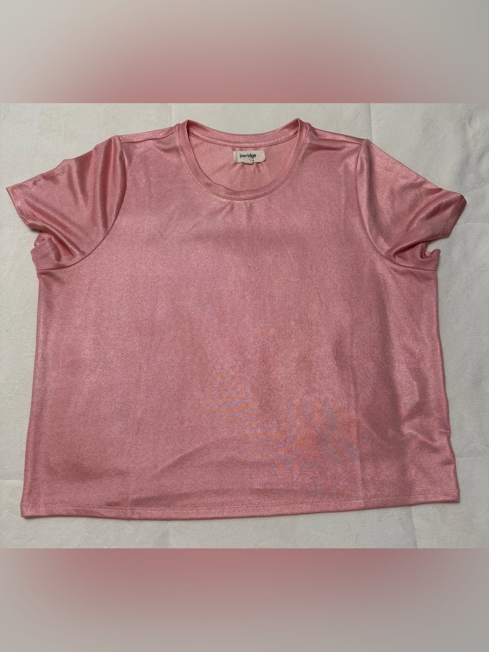 Anthropologie Porridge Shine Glam Tee, L